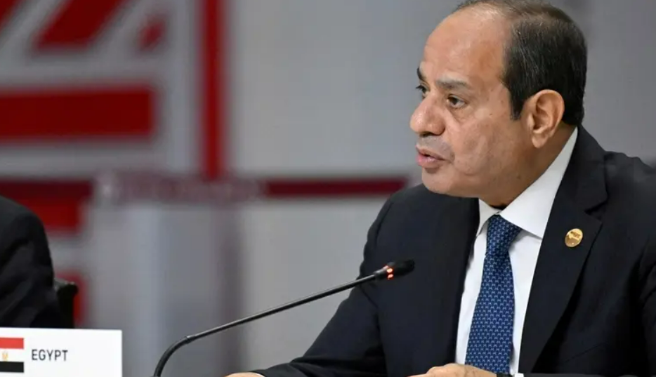 السيسي: خطة تهجير الفلسطينيين مرفوضة